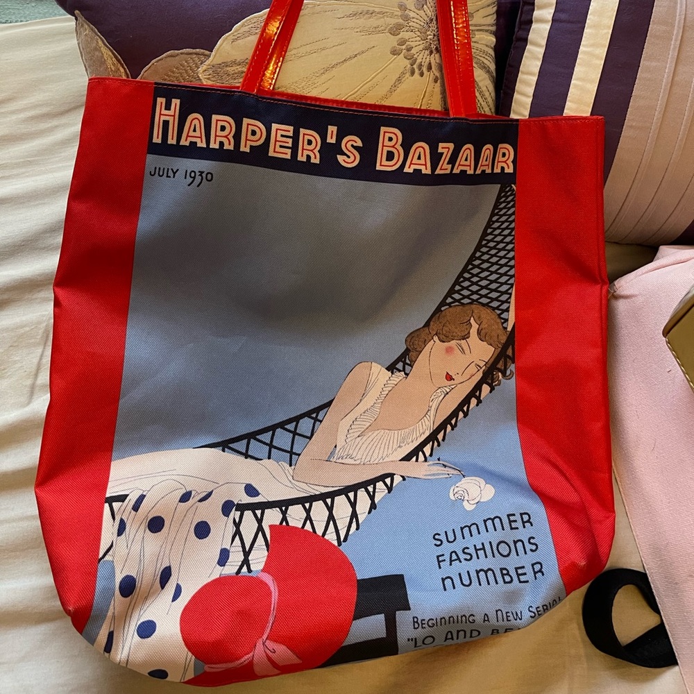 Multicolor carry all in canvas and vinyl